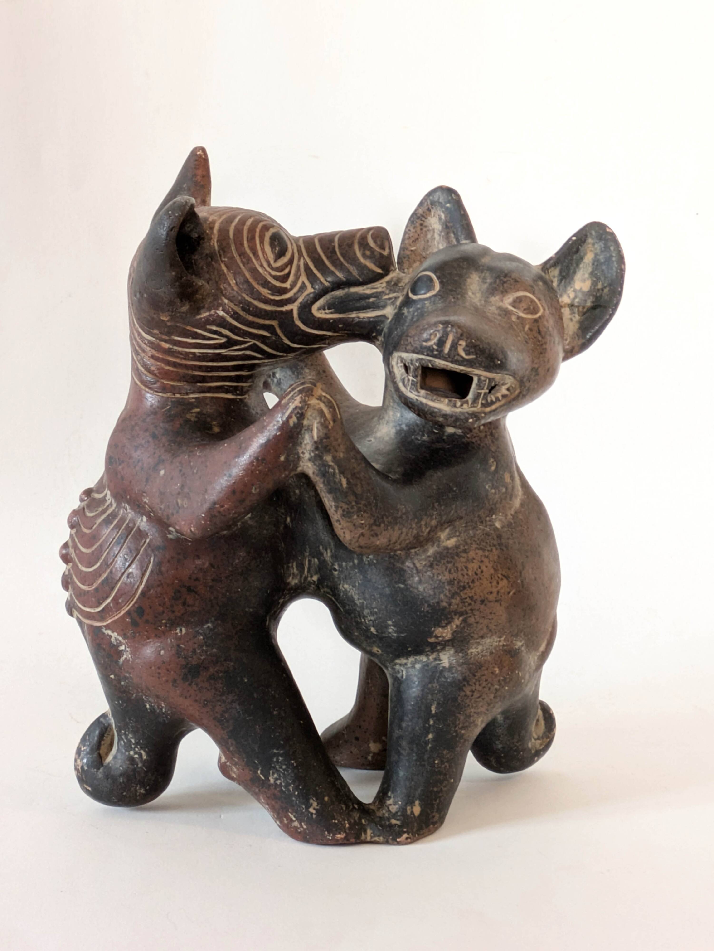 Mexican terracotta sculpture INAH