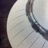 Retro ceiling light in granite glass and gold