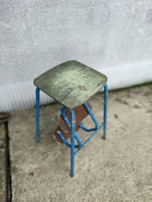 Stepladder three steps vintage