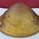 Ceiling lamp washbasin in Art Deco glass paste