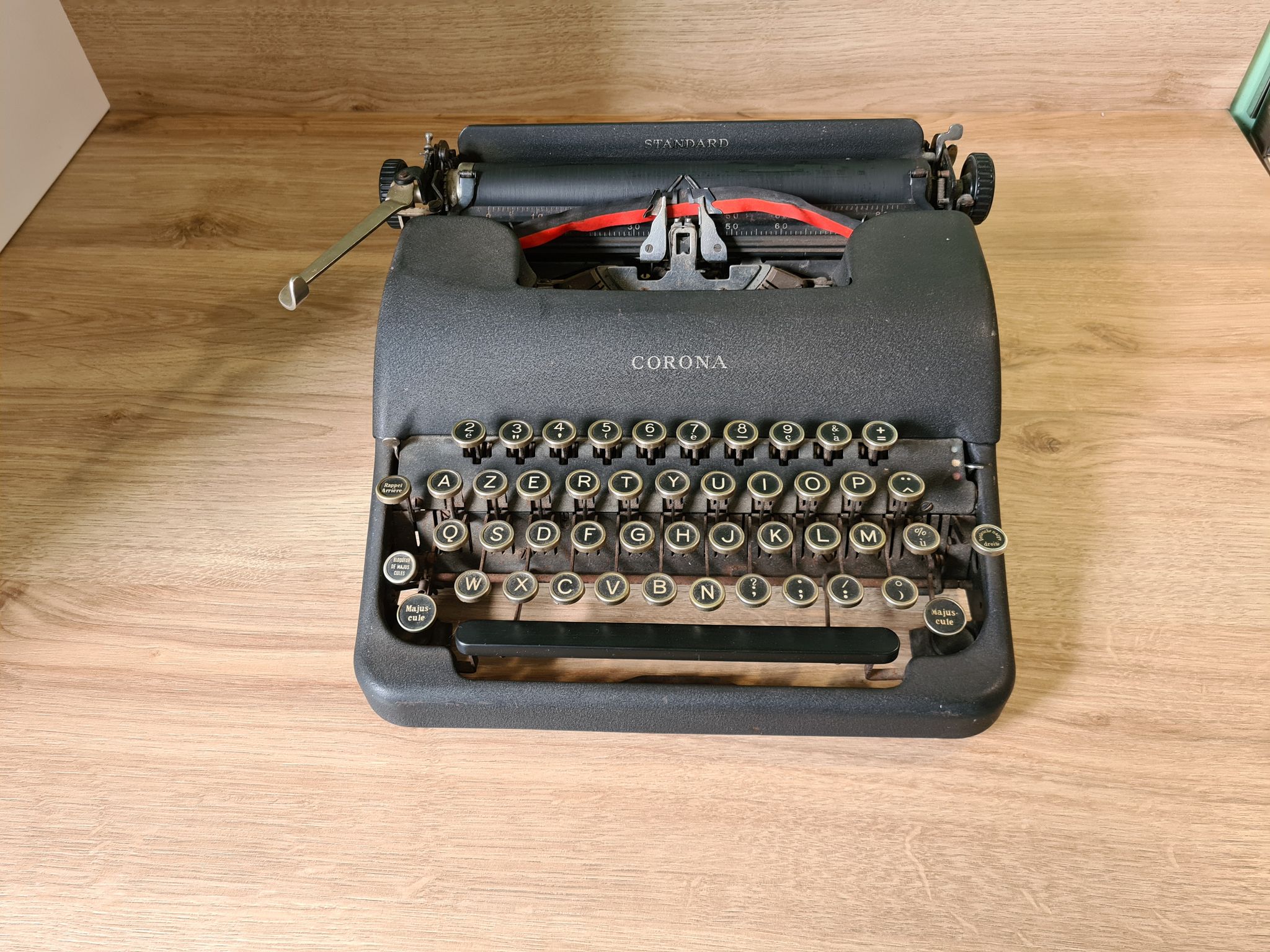 Charming and rare standard corona typewriter 1940s