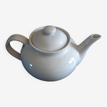 Teapot white round coffee maker