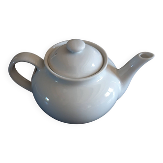 Teapot white round coffee maker