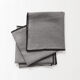 Mouse-grey linen tablecloth and towels