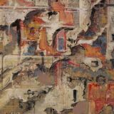 Andrea Spinelli, Italian Abstract Urban Expressionist, 20th Century, Acrylic & Canvas