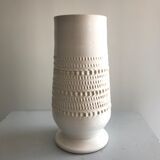 Vase à décor bille, blanc