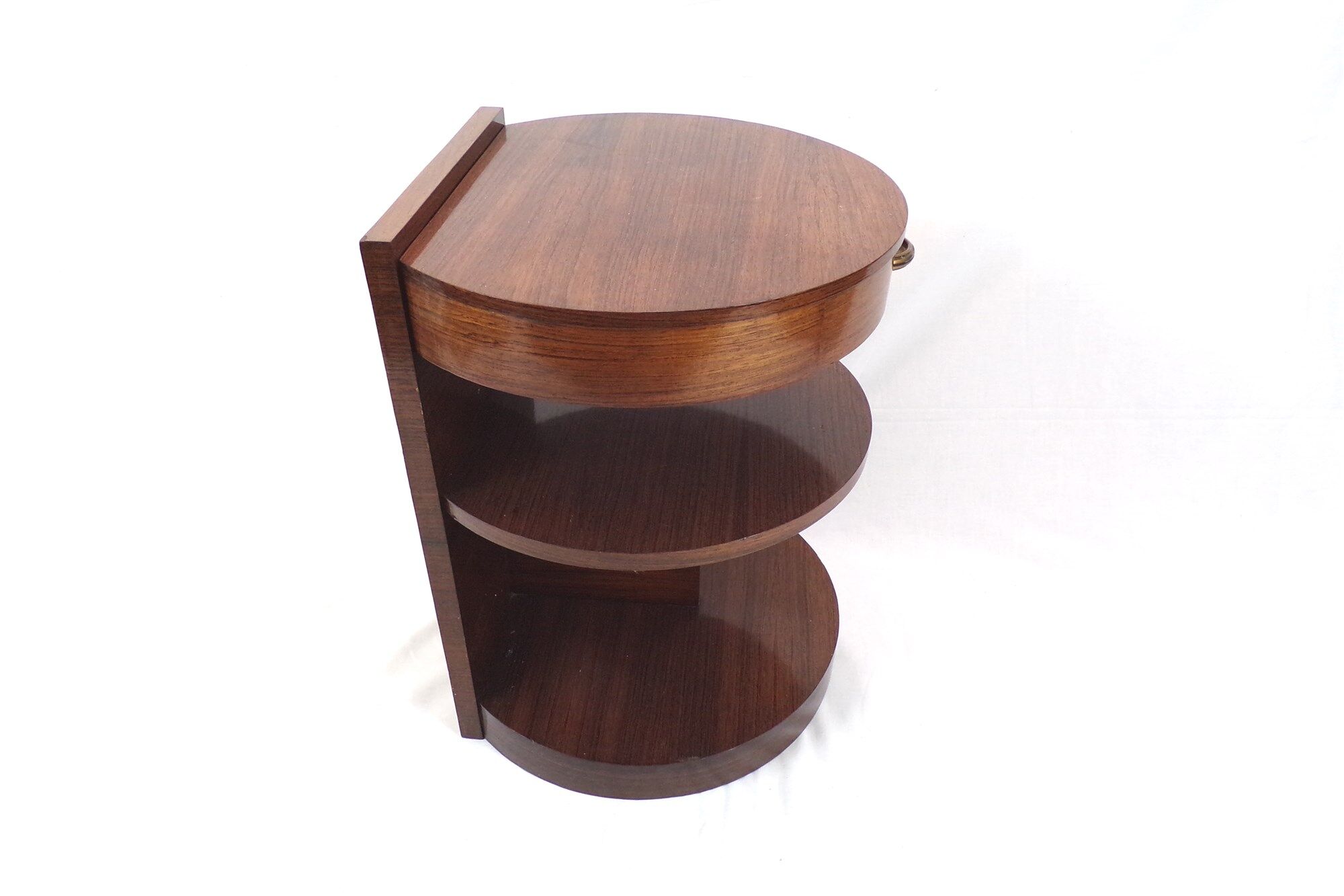 Art deco bedside table in rosewood veneer Michel Dufet