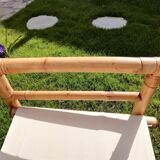 Foldable bamboo armchairs