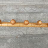 Bamboo bamboo coat rack 5 hooks