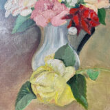 Oil on canvas signed Thérèse Thelu