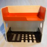 Modular bathroom shelf in plastic 70's