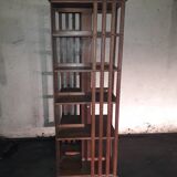 High mahogany revolving library