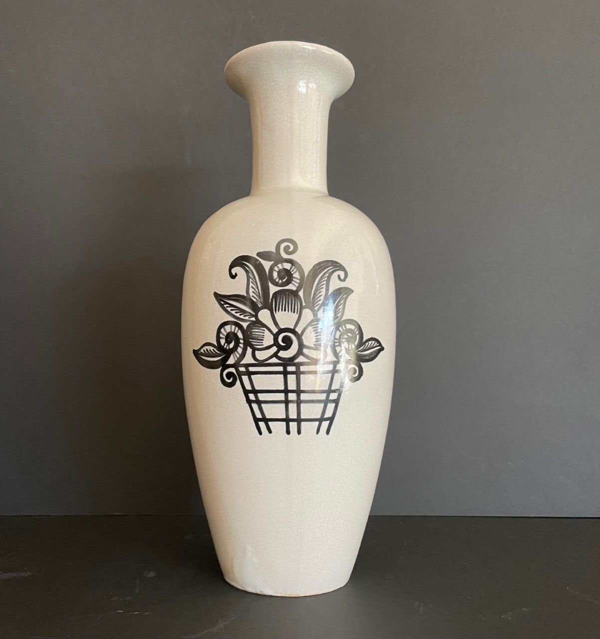 Art Deco Vase Desvres Henri Delcourt