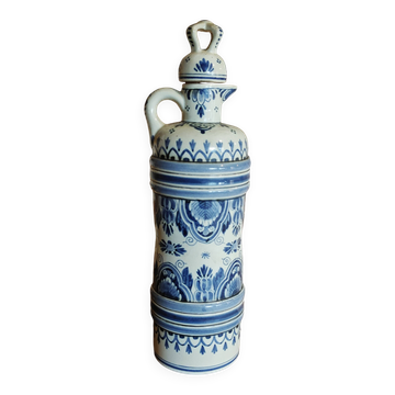 Delft Blue ceramic bottle – Made in Holland – with cork