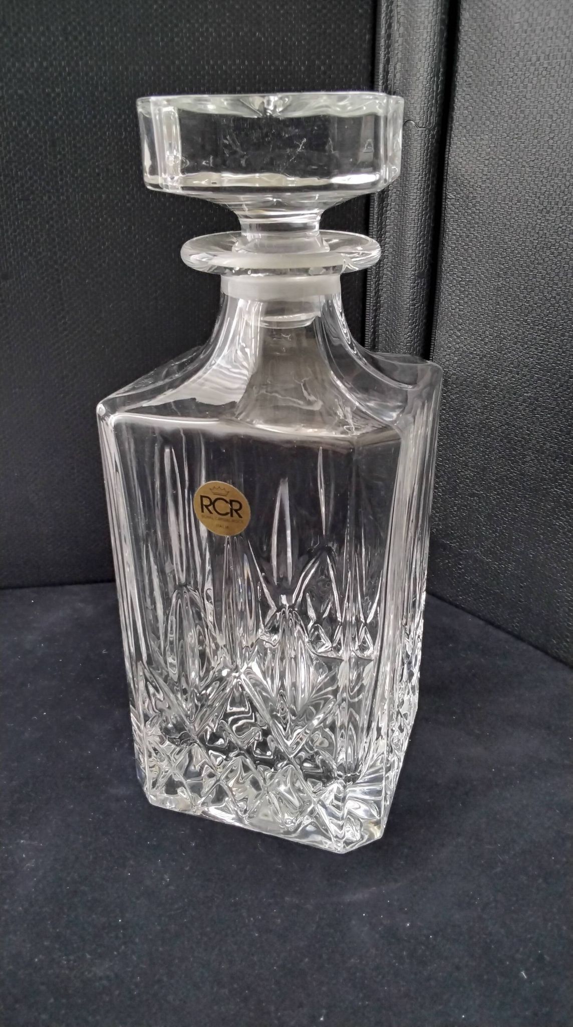 Crystal whisky carafe RCR