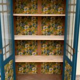 Glass-glazed Parisian wardrobe 1950