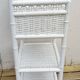 Rattan and cane shelf, 1970s-80s