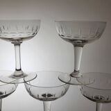 6 Vierzon Thouvenin champagne glasses