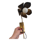 Applique fleur laiton