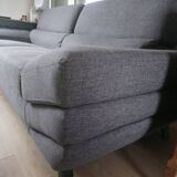 Dark grey design sofa