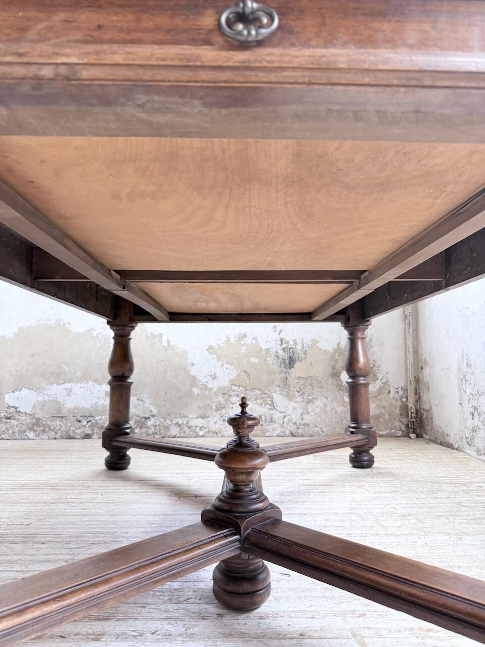 Oak table in Louis XIV style 1900