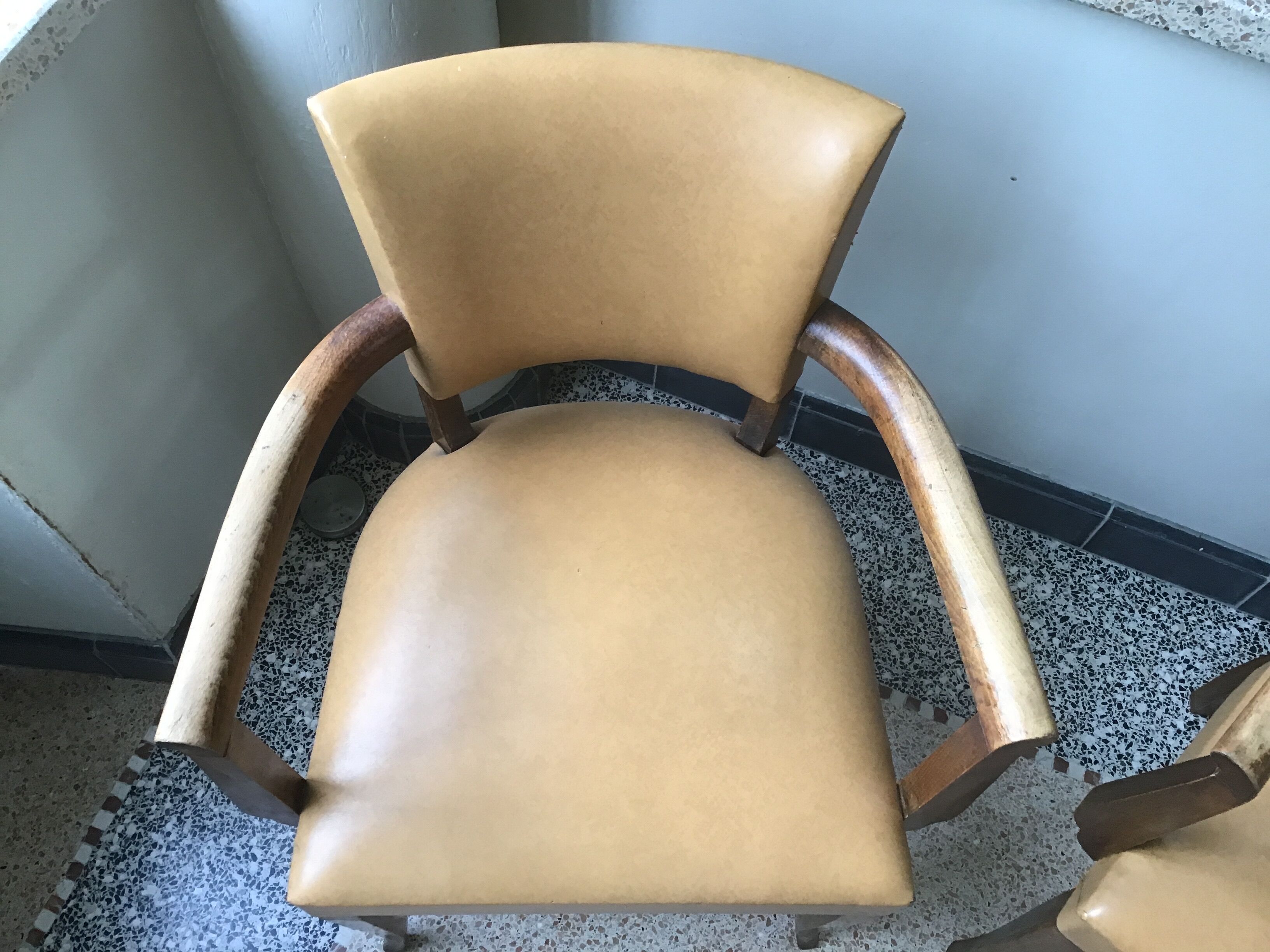 Pair of bridge chairs