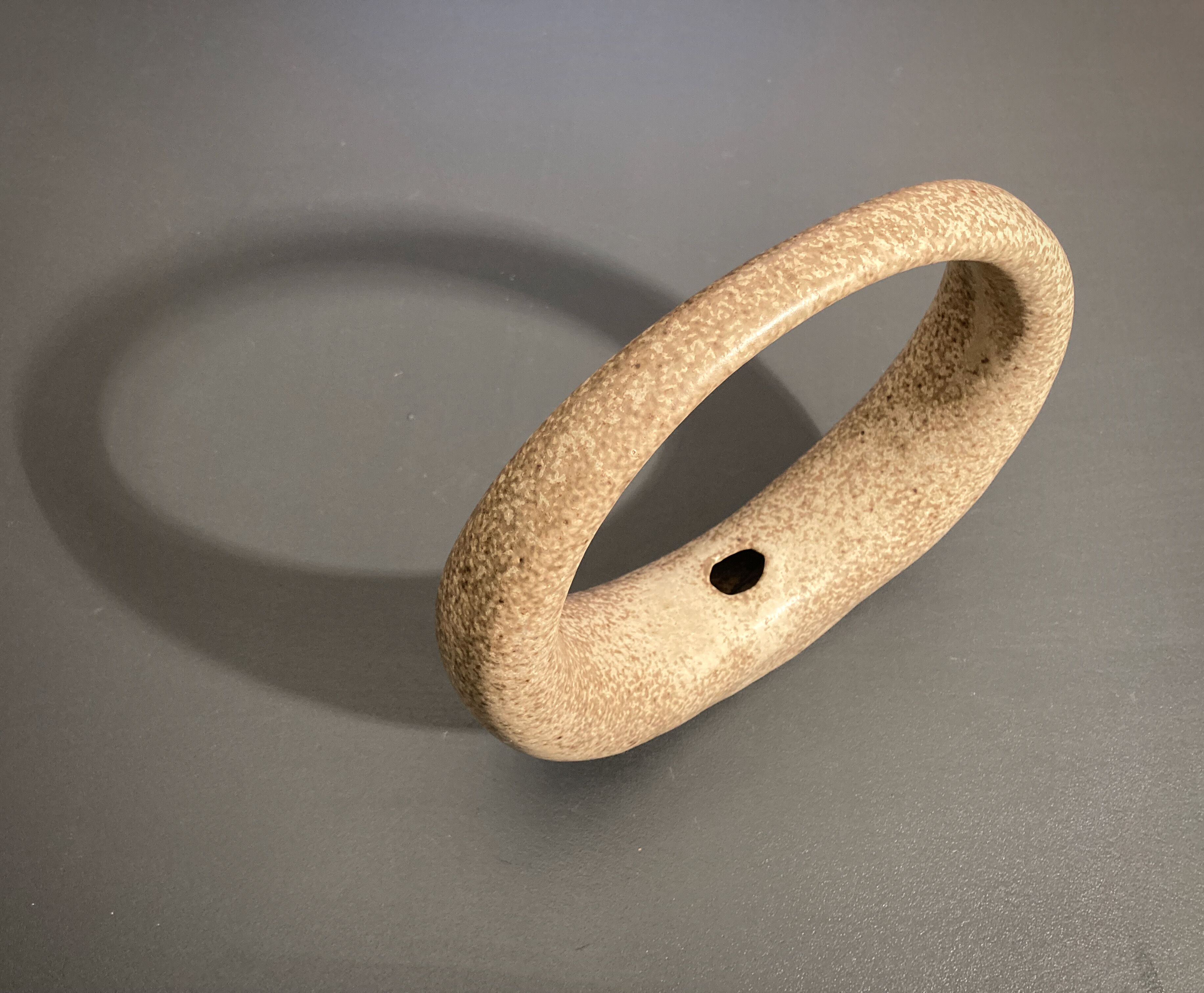 Vintage stoneware soliflore ring