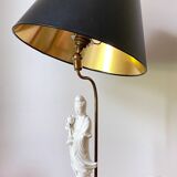 Fine ceramic lamp from the early 20th century
