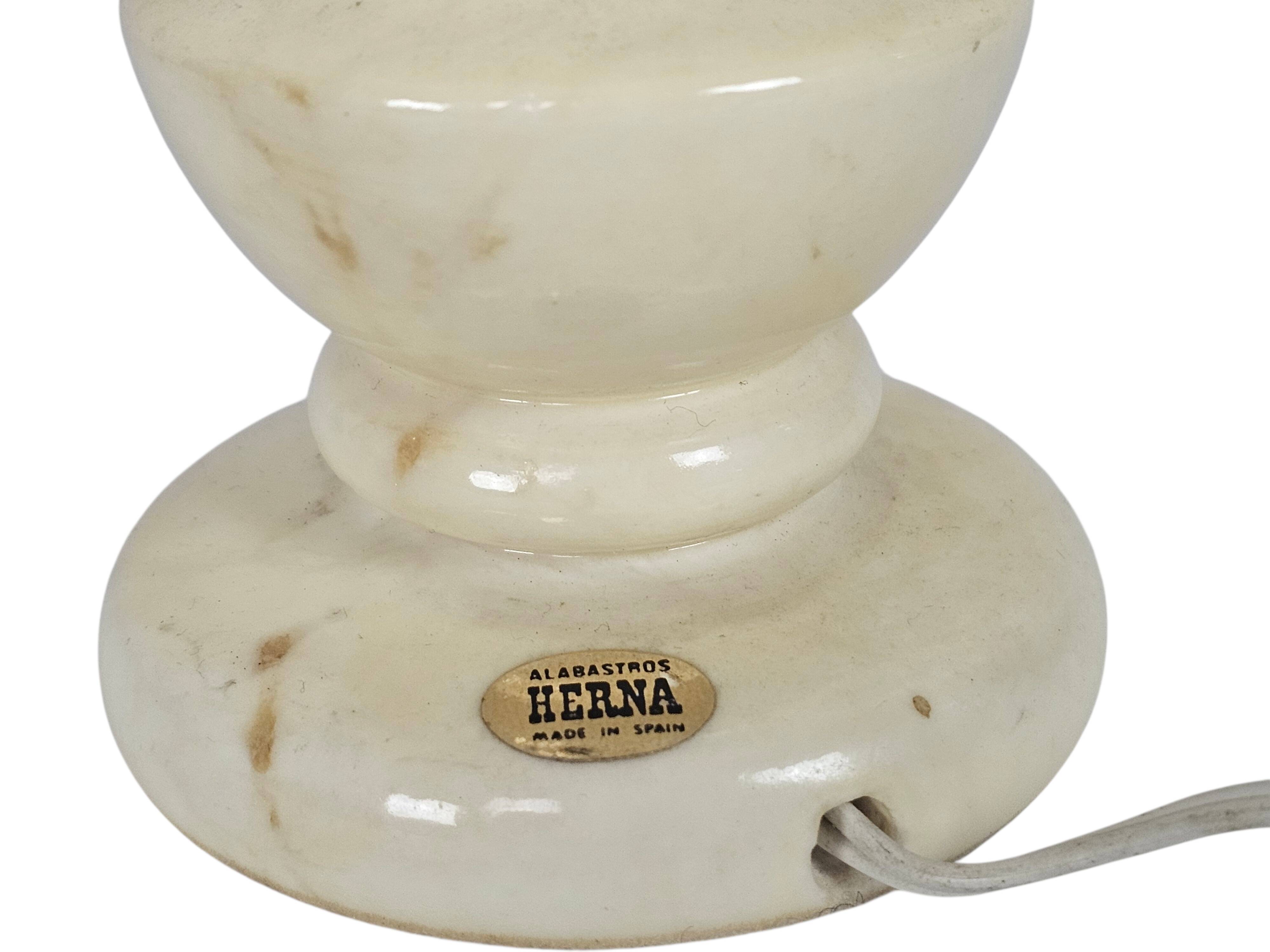 Herna - Lamp Herna Alabastros - Alabaster Spain - 1950-1974