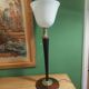 Lampe avec opaline Mazda