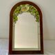 Miroir décors style vitraux 55x35cm