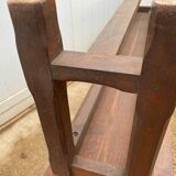 Pair of benches for rustic farmhouse table 1950