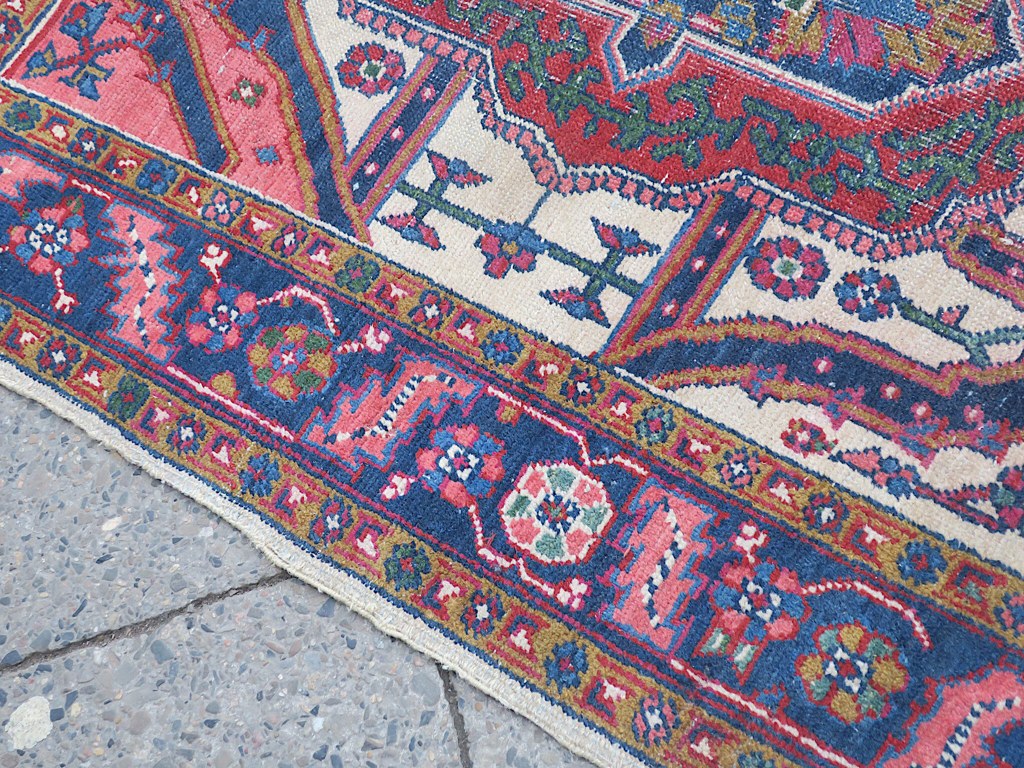 Heriz runner rug 558 cm x 90 cm, 1920s-1930s