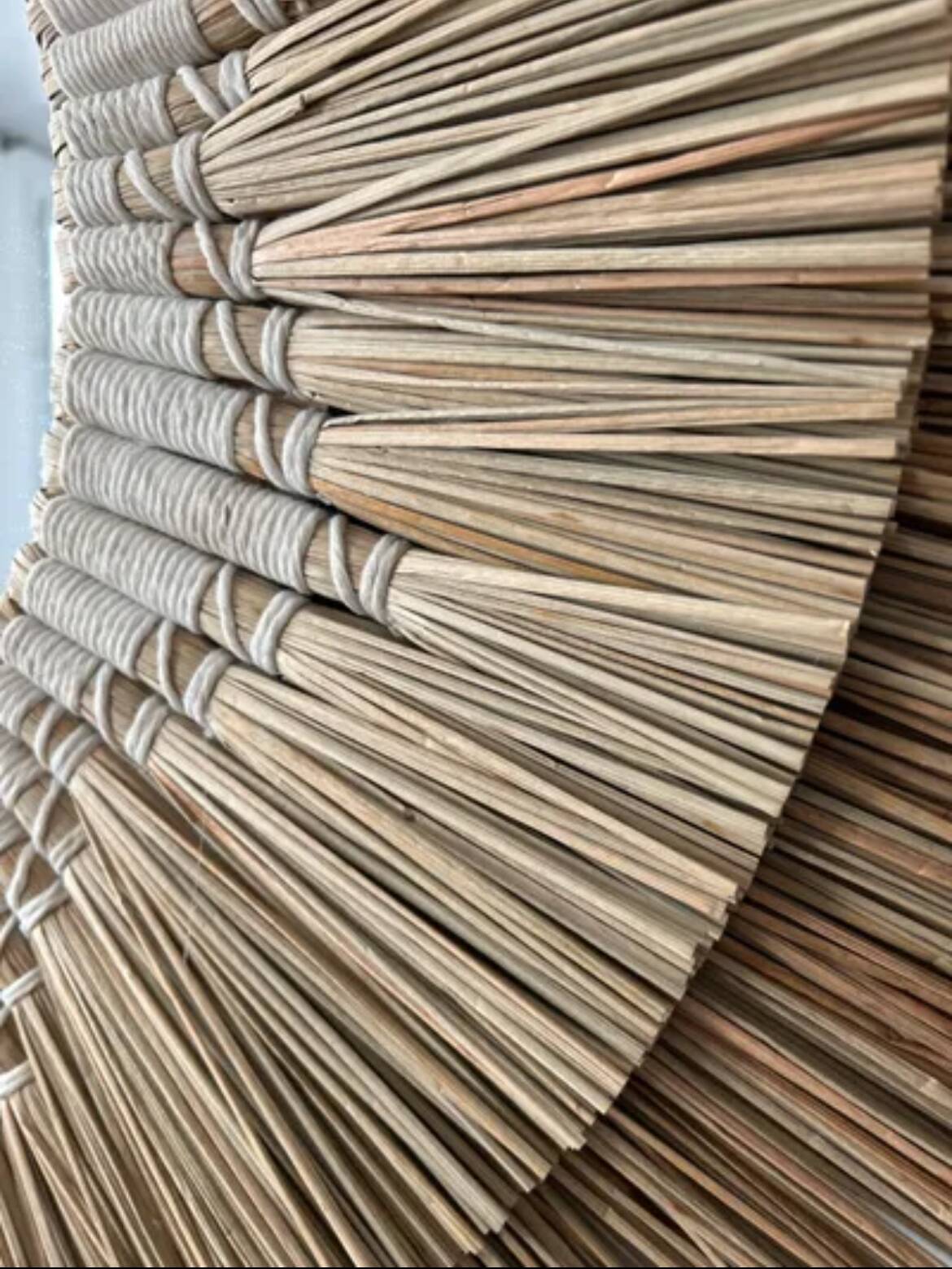 Natural fiber mirror