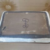 Ceramic dish by Gustave Reynaud 41cm Vallauris 1960 signed
