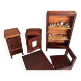 Ensemble de meubles anciens de poupées années 30