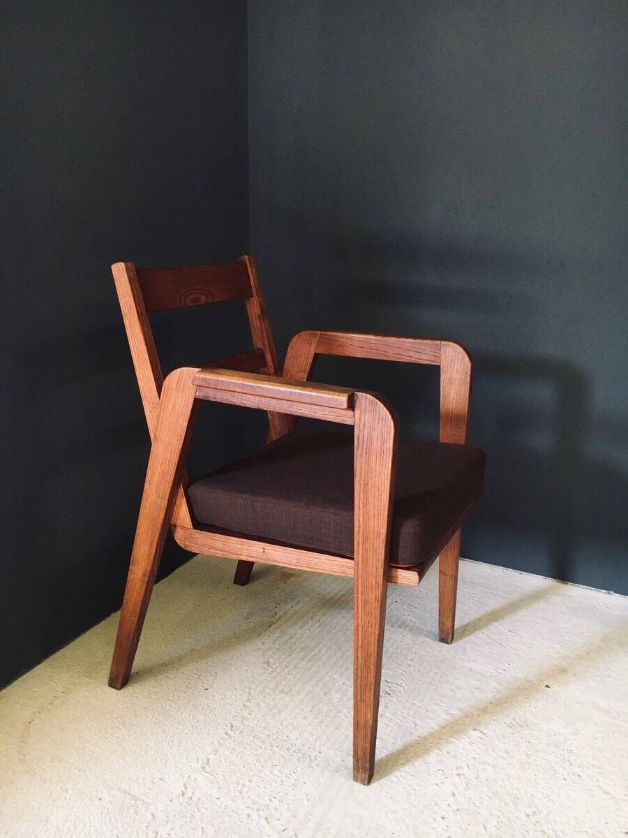 Modernist Armchair, France, 1940s