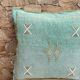 Silk cactus cushion cover: Handwoven Moroccan Sabra cushion.