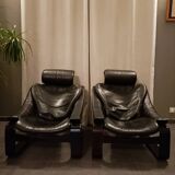 Paire de fauteuils Kroken