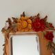 Atypical vintage Italian mirror 60s/70s 34*25