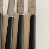 Set of 6 dehillerin brewery 1900 in ebony and steel