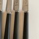 Set of 6 dehillerin brewery 1900 in ebony and steel