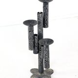 Brutalist floor candlestick