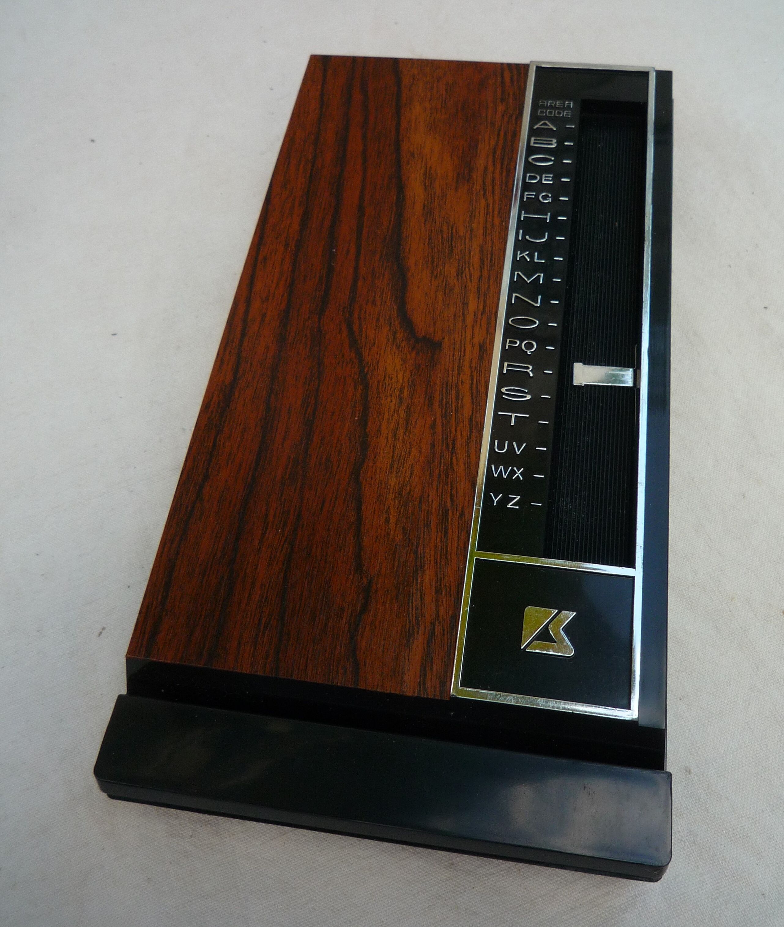 Mechanical phone book, Mallat, vintage 70s