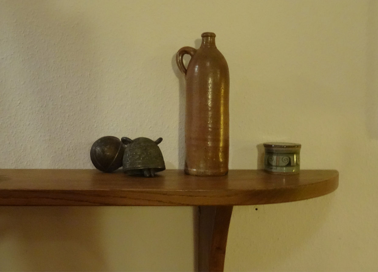 Old stoneware bottle