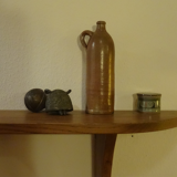Old stoneware bottle