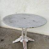 Wrought iron garden table