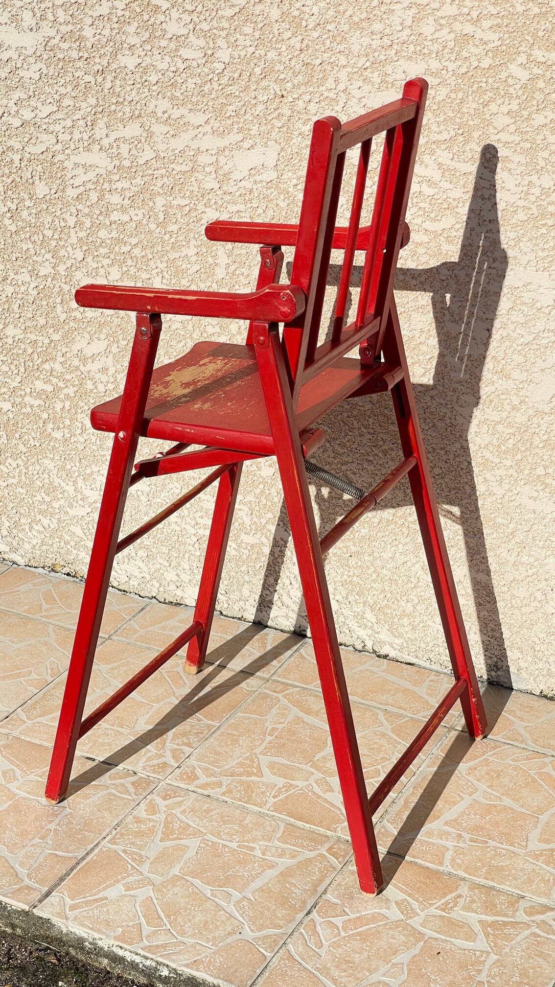Chaise haute pliante enfant 2-4 ans