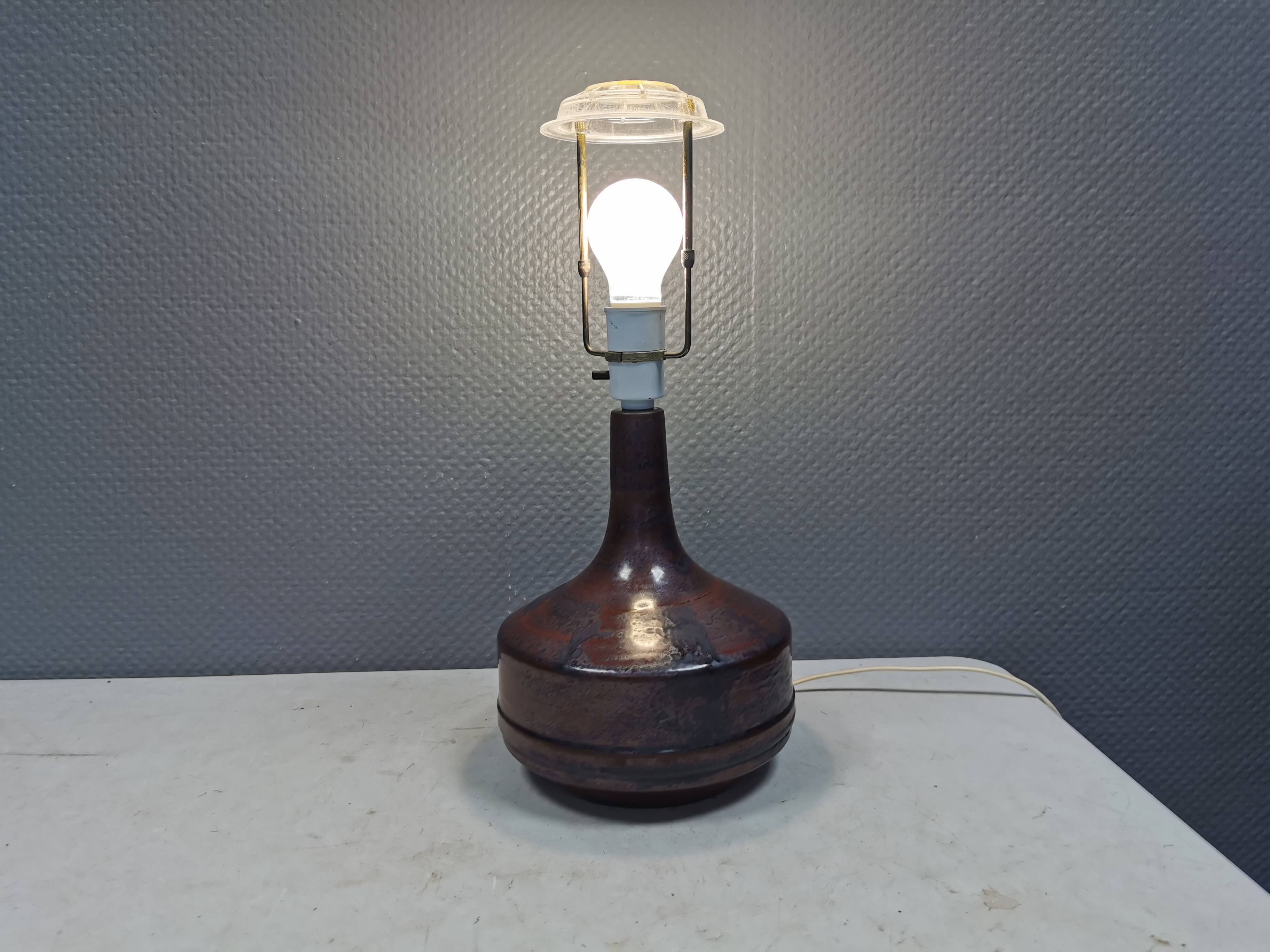 Table lamp in ceramic from Desiree Denmark 1980s.