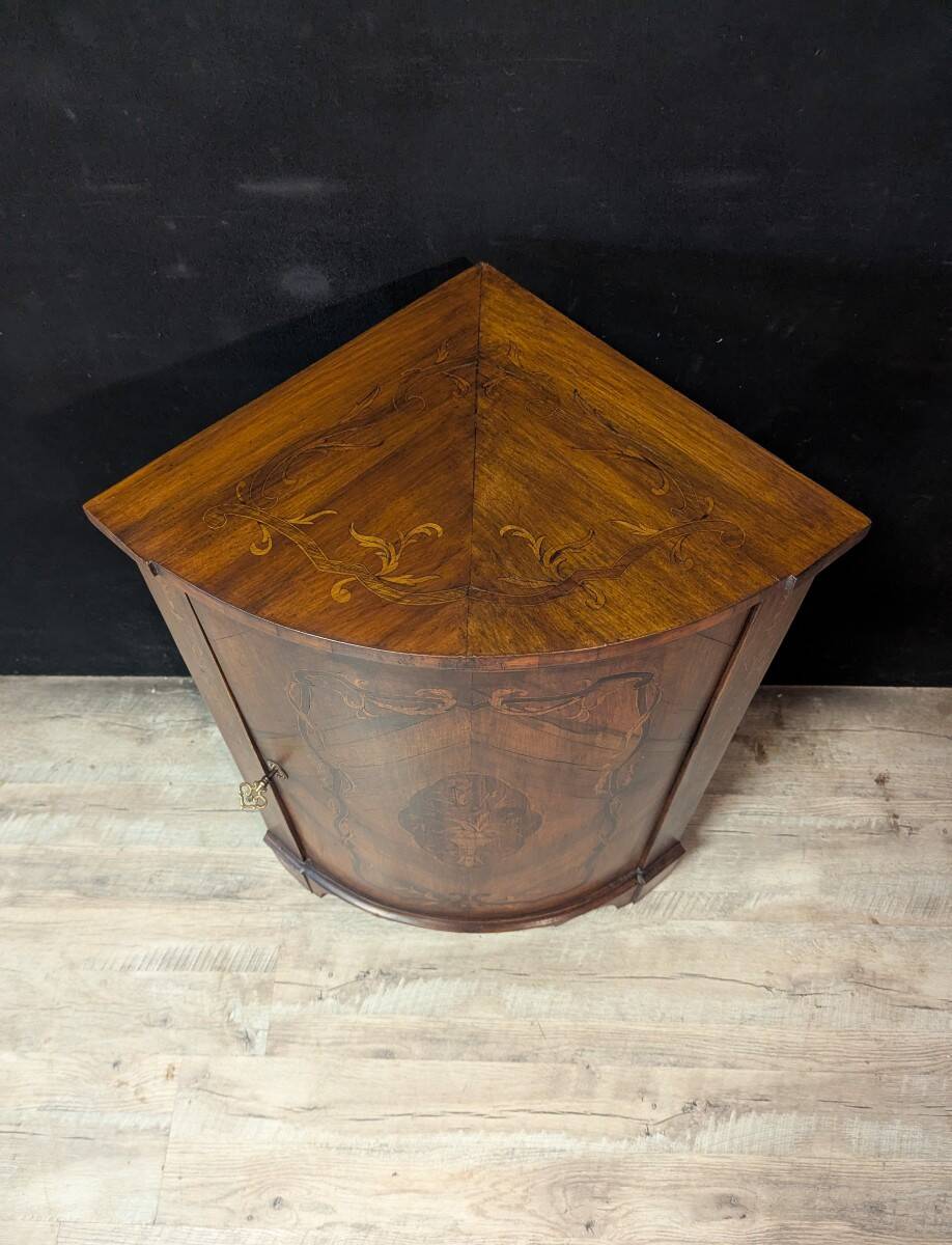 Louis XV style corner cupboard